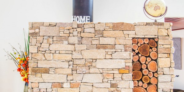 Treby Build - Wattlebird fireplace