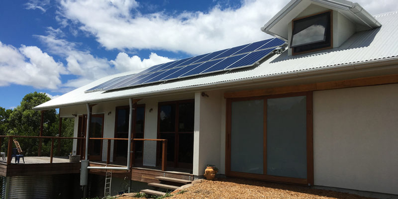 Treby Build - Hempcrete House front